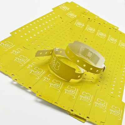 PVC Vinyl Identification Wristband Bracelets for Events and Festivals None Pearl Type