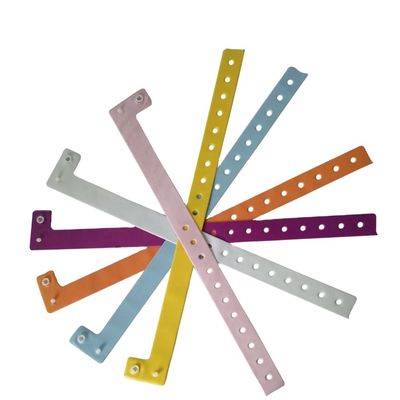 Custom QR Code PVC Bracelet for Events Identify Plastic Vinyl Wristbands