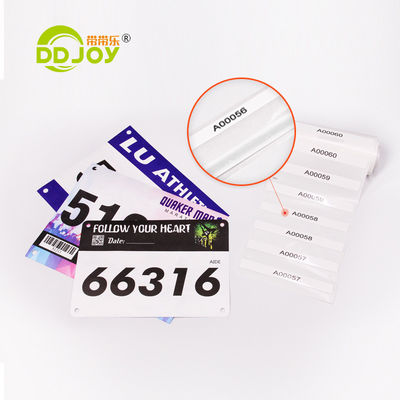 DDJOY Running Race Bibs Large Numbers and Safety Pins Included for Marathon Race Events