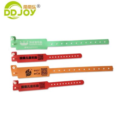 Reflective Wristband Plastic Vinyl Id Wrist Band Printing With Custom Logo Purple