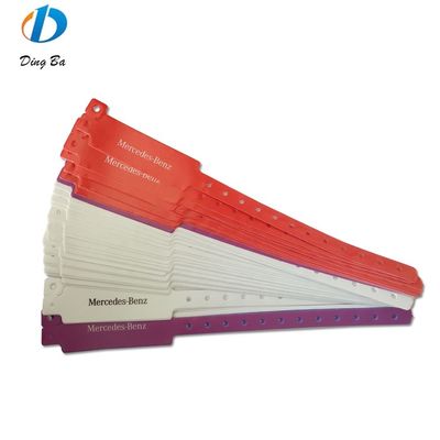 PVC Vinyl Identification Wristband Bracelets for Events and Festivals None Pearl Type