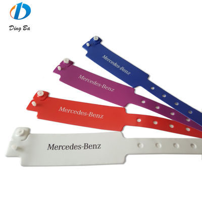 PVC Vinyl Identification Wristband Bracelets for Events and Festivals None Pearl Type