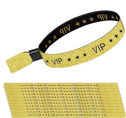 Custom Size and Logo RFID Polyester/Ribbon Wristband for Concert Party Festival Events