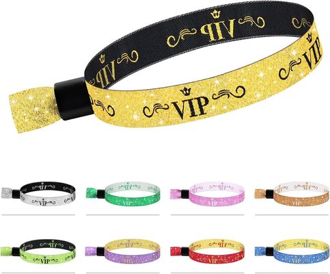 Convenient and Safe RFID Polyester/Ribbon Wristband for Concert Party Festival Events