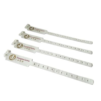 PVC Vinyl Plastic Wristband for Event Sites Manufacture Waterproof Disposable Bracelet