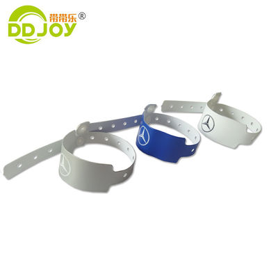 PVC Vinyl Plastic Wristband for Event Sites Manufacture Waterproof Disposable Bracelet