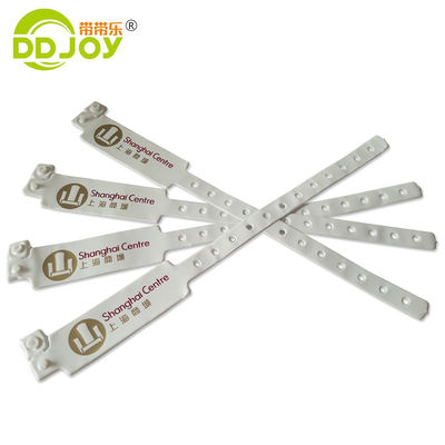 PVC Vinyl Plastic Wristband for Event Sites Manufacture Waterproof Disposable Bracelet