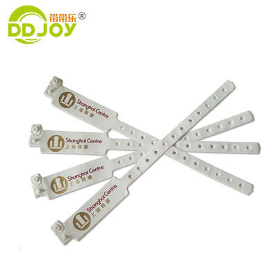 PVC Vinyl Plastic Wristband for Event Sites Manufacture Waterproof Disposable Bracelet