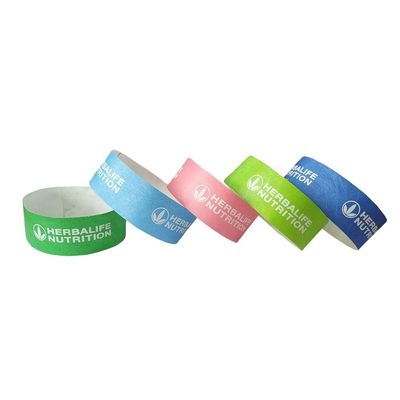 Color Printing for Graphics 1 Color Dupont Paper/Tyvek Meeting Admission Wristband