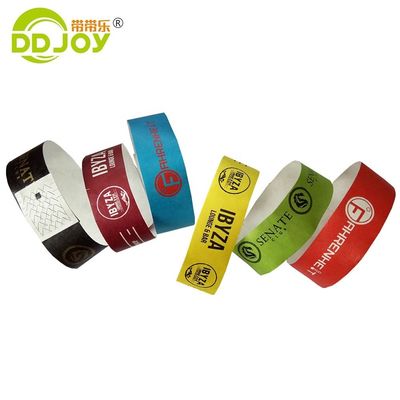 Color Printing for Graphics 1 Color Dupont Paper/Tyvek Meeting Admission Wristband