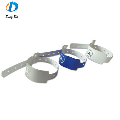 Waterproof PVC Plastic Vinyl Bracelet 250*25mm Wide Shape for Festival Access Only