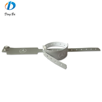 Waterproof PVC Plastic Vinyl Bracelet 250*25mm Wide Shape for Festival Access Only
