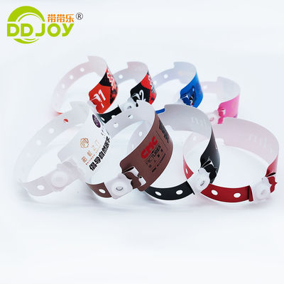 Festival Party Supply One Time Waterproof Numbered Identification Wristband for Events