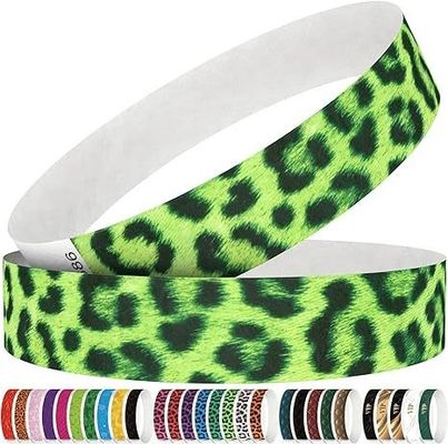 Customized Logo Waterproof Tear Resistant Paper Wristbands for Concerts and Parties