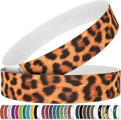 Customized Logo Waterproof Tear Resistant Paper Wristbands for Concerts and Parties