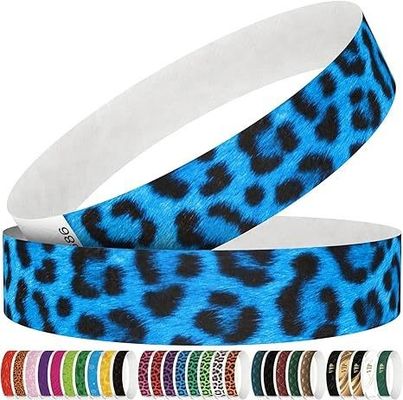 Customized Logo Waterproof Tear Resistant Paper Wristbands for Concerts and Parties