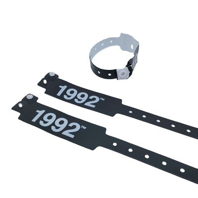 Fashionable Wristband Bracelets for Events and Festivals in Blue PVC/Vinyl Material
