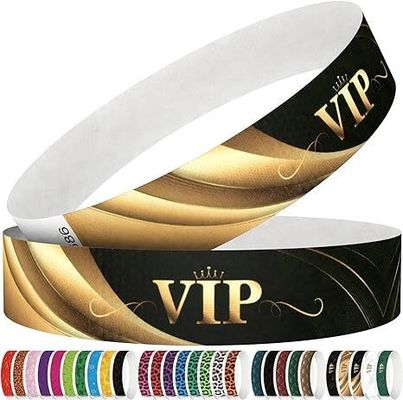 250 Pack 3/4&quot; Leopard Tyvek Wristbands for Team Building Activities Printed Technique