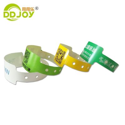 Custom Logo Adult Size Plastic/Paper/Composite Wristband for Stylish Festival Events