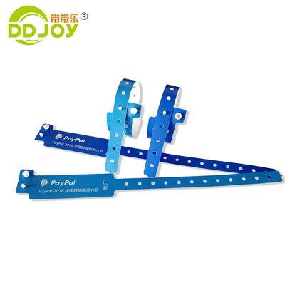 Custom Logo Adult Size Plastic/Paper/Composite Wristband for Stylish Festival Events