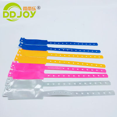 Festival Yellow Vinyl Wristbands And ID Wristbands One Time Use In 2023