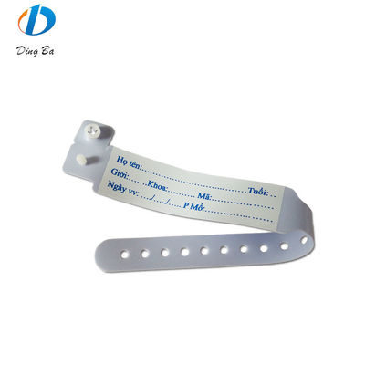 Effortless Hospital ID PVC RFID Baby Wristband for Smooth Patient Identification
