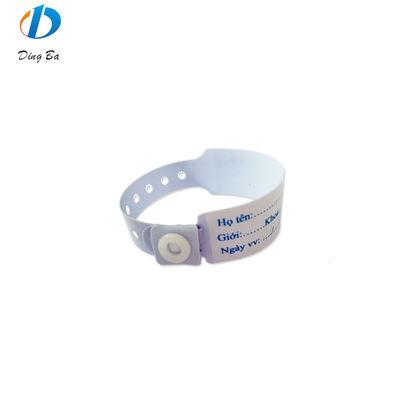 Effortless Hospital ID PVC RFID Baby Wristband for Smooth Patient Identification