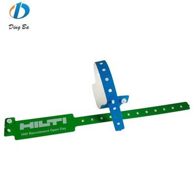 Ticket Identification Tape Wristband Waterproof Plastic ID Bracelet for Less Than 1