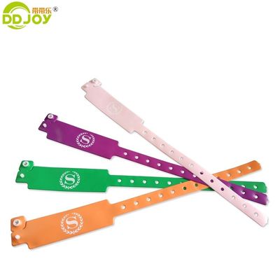 Artificial Custom Wristband Vinyl Id Bracelet for Soft Comfortable Wear and Style