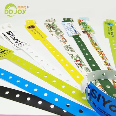 Disposable ID Wristbands Waterproof and Personalised Plastic Solution for Events