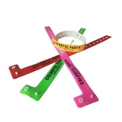 VIP Pass Admission Events Custom Soft PVC Wristband for One-time and Exclusive Access