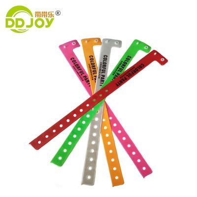 VIP Pass Admission Events Custom Soft PVC Wristband for One-time and Exclusive Access