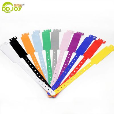 Yellow One-Off Soft Comfortable PVC Vinyl ID Bracelet Wristband for Any Festival