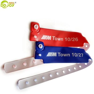 Yellow One-Off Soft Comfortable PVC Vinyl ID Bracelet Wristband for Any Festival