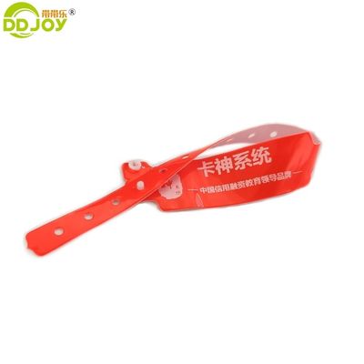 Custom Logo Accepted Plastic Bracelet PVC Wristbands for Men's Music Event