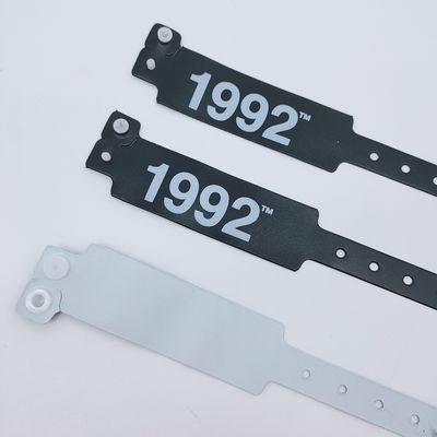 Customized Logo PVC/Vinyl Wristband Bracelets for Events Festival 250*25mm/250*16mm