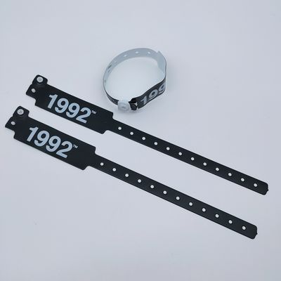 Customized Logo PVC/Vinyl Wristband Bracelets for Events Festival 250*25mm/250*16mm