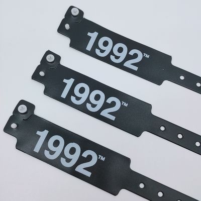 Customized Logo PVC/Vinyl Wristband Bracelets for Events Festival 250*25mm/250*16mm