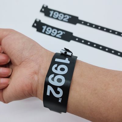 Customized Logo PVC/Vinyl Wristband Bracelets for Events Festival 250*25mm/250*16mm