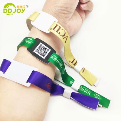 Promotion Decorate Gifts RFID Fabric Wristband for Free Samples in Concert Tickets