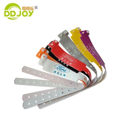 Disposable Event Party Festival Soft Vinyl Comfortable Eco-Friendly PVC Wristband