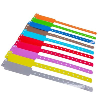 PE Waterproof Admission Tickets Wristband for Events Club Park Custom Printing Logo