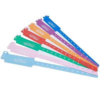 DDjoy Festival Events Printing Custom Vinyl PVC Plastic Bracelet for VIP Admission