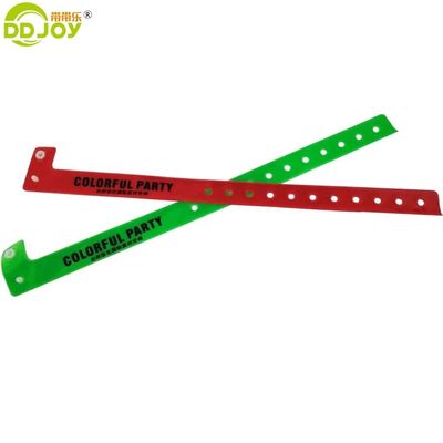 Custom Logo Reflective Neon Green L Shape Party Wristband with Reflective PVC and PVC