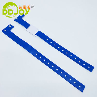 Custom Logo Bracelets L Shape PVC Vinyl Material Writable Smart RFID Chip Wristband