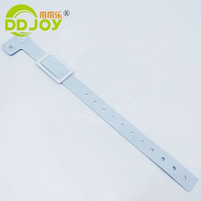 Custom Logo Bracelets L Shape PVC Vinyl Material Writable Smart RFID Chip Wristband
