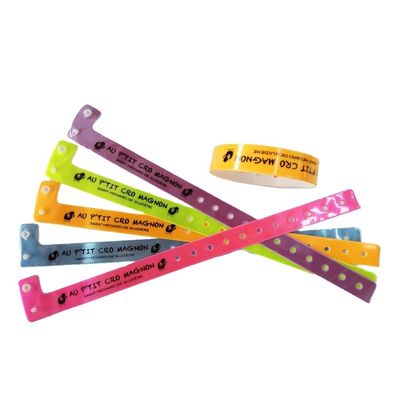 Blue Reflective Wristband Plastic Vinyl Id Wrist Band Printing With Custom Logo Shipping UPS DHL EMS Fedex TNT