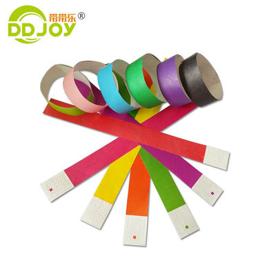 Silk Printing Color Plating 100PCS TWR25 Paper Bracelets for Custom Events and Festivals