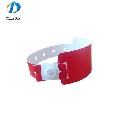 Customized Logo Plastic Wristbands Colorful Yellow Red White Blue Composite Bracelet