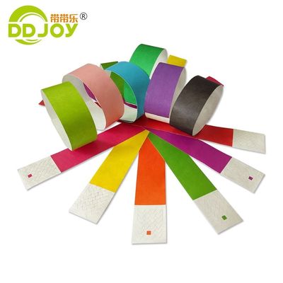 Silk Printing Color Plating 100PCS TWR25 Paper Bracelets for Custom Events and Festivals